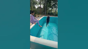 IPOOLGO Inflatable Swimming Pool 4 2 0 8m Size Quickly Set Up 