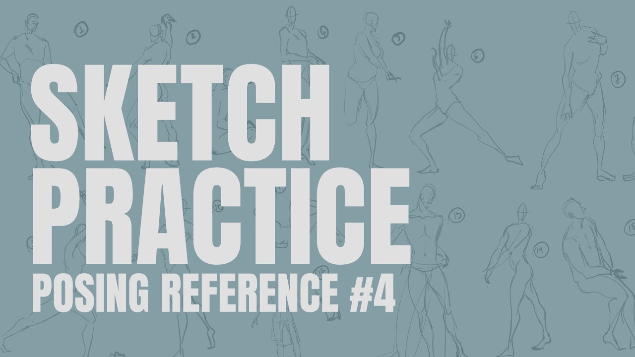 Sketch Practice - Posing references #4