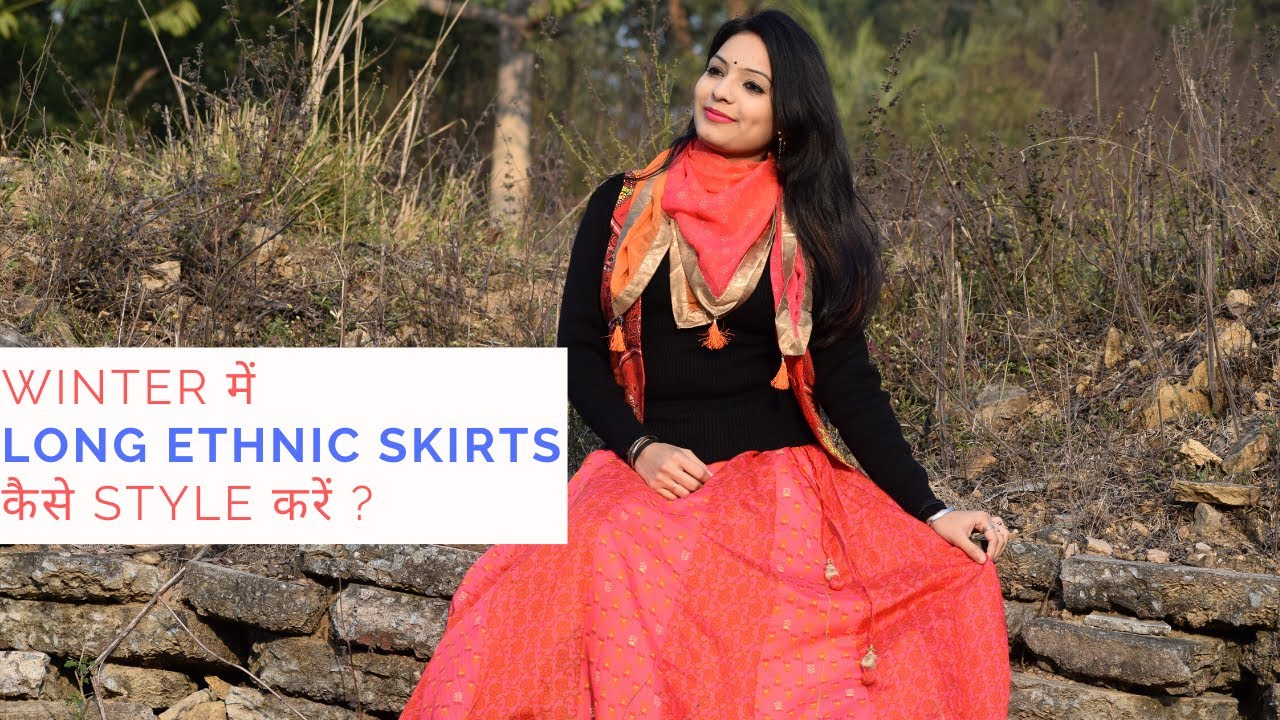 ID0023 Handstitch Indian Long Skirts for Women, Boho Indian Tie Dye Elastic  Waist - LaFactory