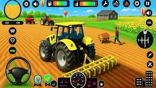 Modern Tractor Farming Driving Simulator 3D - New Tractor Games - Android  Gameplay screenshot 1