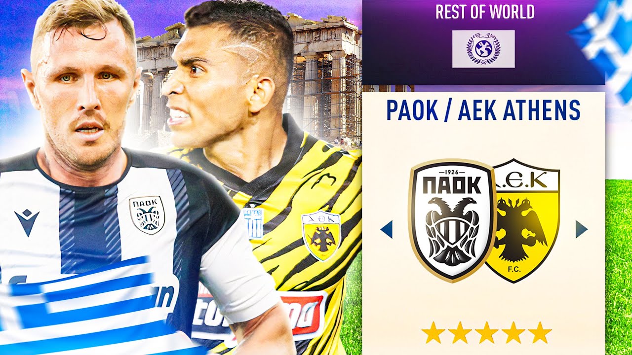 I Takeover PAOK & AEK Athens For 10 Seasons