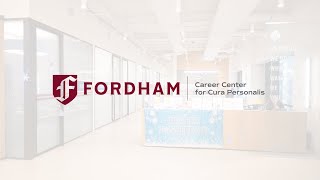 Información Welcome to the Fordham Career Center! Noticias