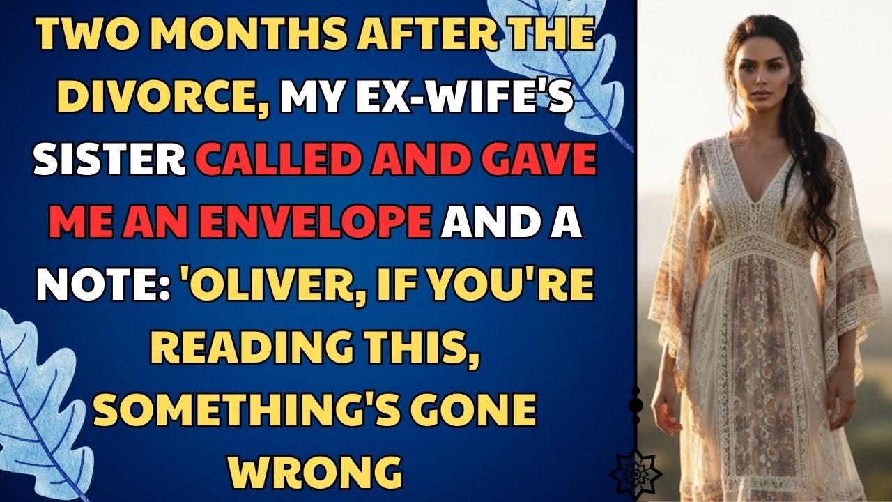 Через два месяца после развода сестра моей бывшей жены позвонила и дала мне конверт. История об и...