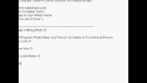 Habbo Imager And Font Gen :)