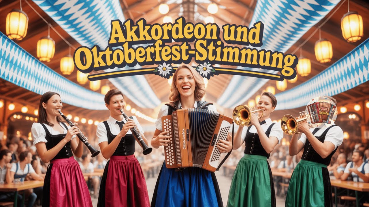 Bayerische Volksmusik‑Party 🎶 Polka, Akkordeon und Oktoberfest‑Stimmung 🪗