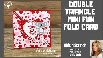 Double Triangle Mini Fun Fold Card