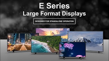 Sharp NEC Display Solutions • E Series Large Format Displays