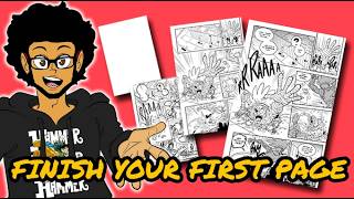 How to Finish Your First Manga Page Step by Step