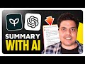 How To Get Summary Of PDF Using AI 2 Easy Ways How To Get Summary Of PDF Using AI 2 Easy Ways