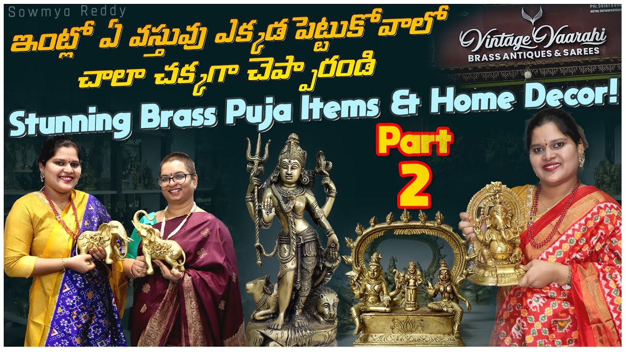 💥 Transform Your Home with Stunning Brass Puja Items & Home Decor! ✨ part 2