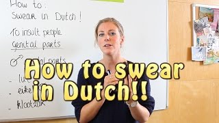 How to Swear in Dutch Using Male Genital Parts Part one