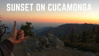 Showing You Around Cucamonga Peak at Sunset | Mount Baldy California | Solo Backpacking | Hiking