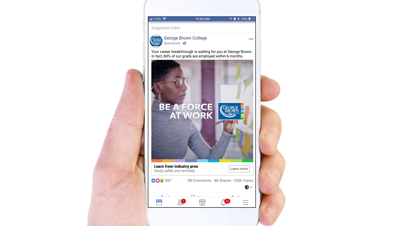 George Brown College - Instagram Video Post Ad