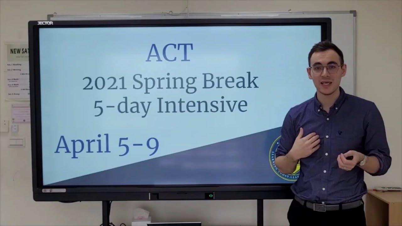 [AEI] ACT Intensive Spring 2021