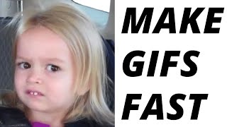 How To Make GIFs From Youtube Video - Free! #Shorts