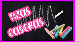 Tizas Caseras Fácil 2 Ingredientes Homemade Chalk