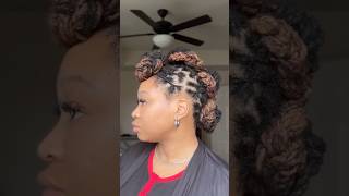 Loc Mohawk #locs #locjourney #mohawk #locstyles #naturalhair #noretwist #longlocs