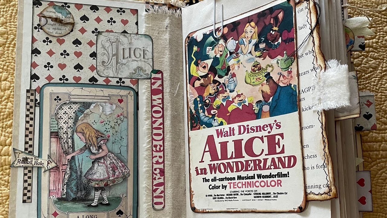 ️SOLD ️ Adorable Alice in Wonderland Journal - YouTube