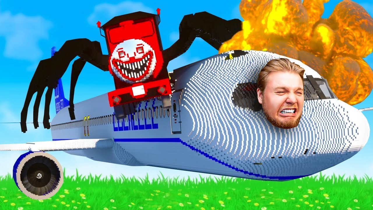 HORROR ZUG lässt FLUGZEUG ABSTÜRZEN! (Teardown Mods)