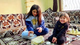 تجهيز مائدة إفطار رمضان مع سمراء وخلود الشاقي
