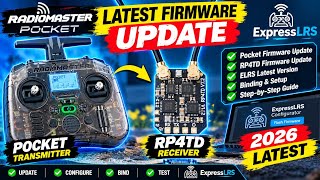 Update RadioMaster Pocket & RP4TD Receiver & backpack | ELRS Firmware Guide