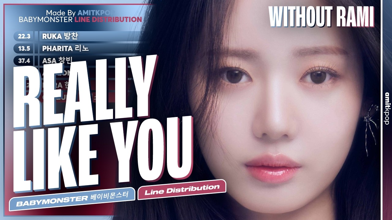 BABYMONSTER - Really Like You (OT6) | Line Distribution「without Rami」