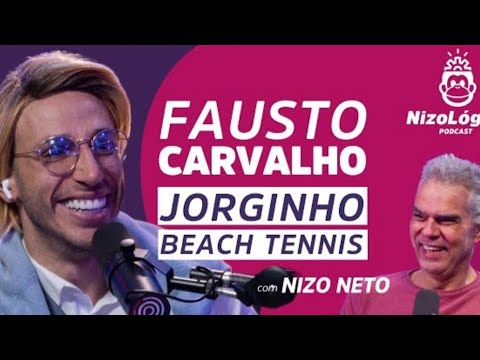 Momento emocionante da participação de Fausto Carvalho, o Jorginho Beach Tennis no Nizológico