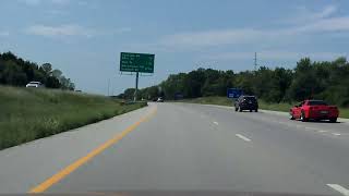 Topeka Bypass (Interstate 470 Exits 6 to 1) westbound
