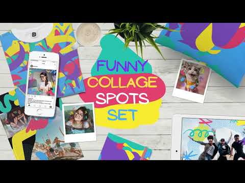 Funny Collage Kit, an Object Graphic by barsrsind (Thumbnail 1 of 14)