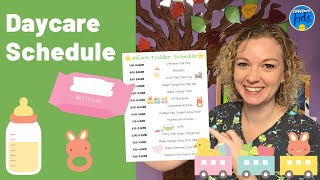 DAYCARE SCHEDULE | HOW TO PLAN ACTIVITIES FOR TODDLERS