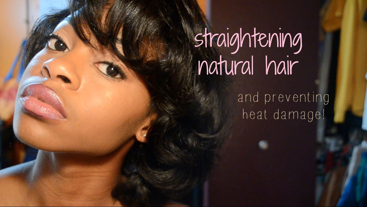 Straightening Natural Hair Preventing Heat Damage Flawlessend