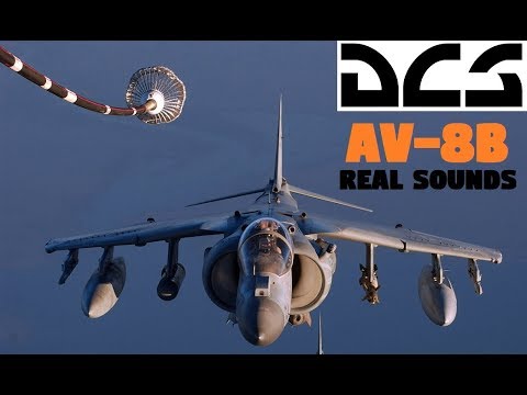 DCS AV-8B | Air to Air Refuelling over the UK [Real Sounds]