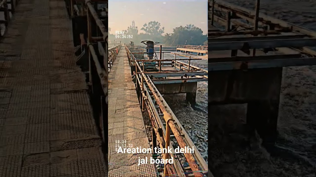 sewage treatment plant areation tank delhi jal board 