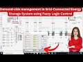 Fuzzy | Demand-side management in Grid-Connected Energy Storage System using Fuzzy Logic Control