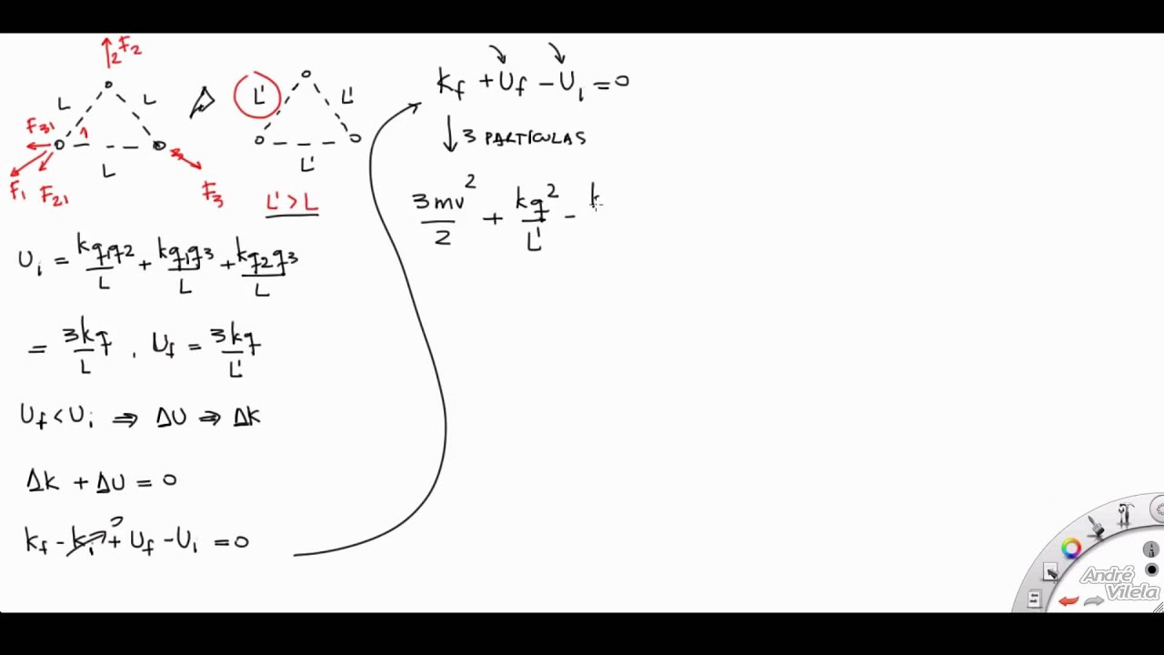 Energia Potencial El trica Exemplo 1 YouTube