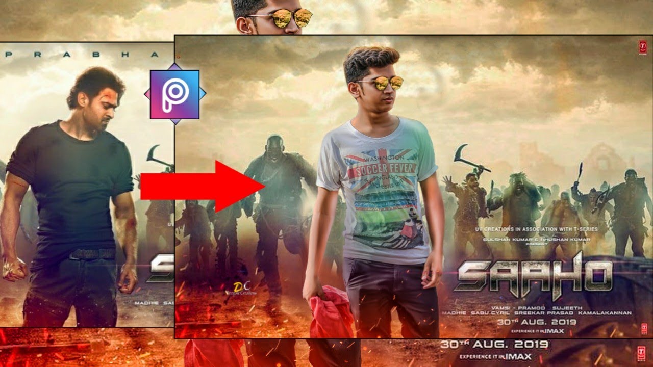 SAAHO MOVIE Poster Photo Editing In Picsart | Prabhas Saaho Movie Poster In Picsart