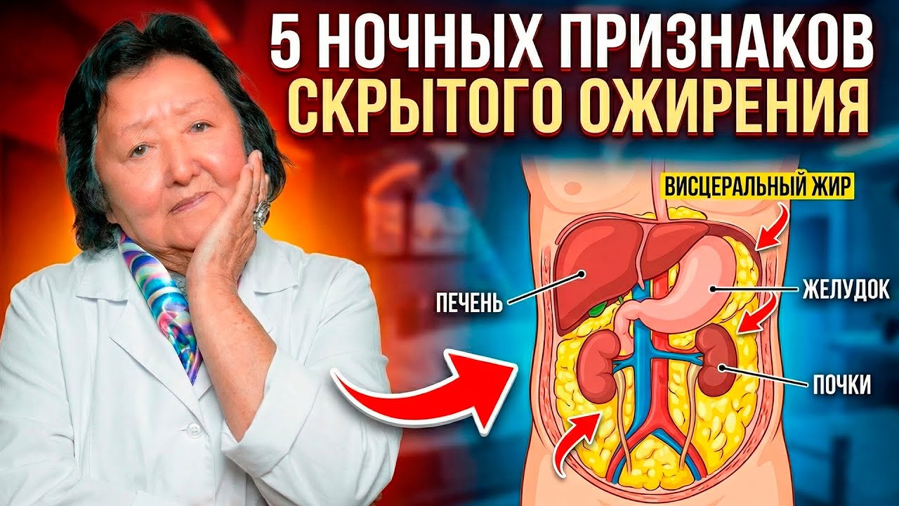 Профессор назвала 5 ночных признаков скрытого ожирения