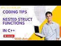 Nested struct function in c++ (Hindi/Urdu) | Nested structure in detail | coding with Bilal Rehman