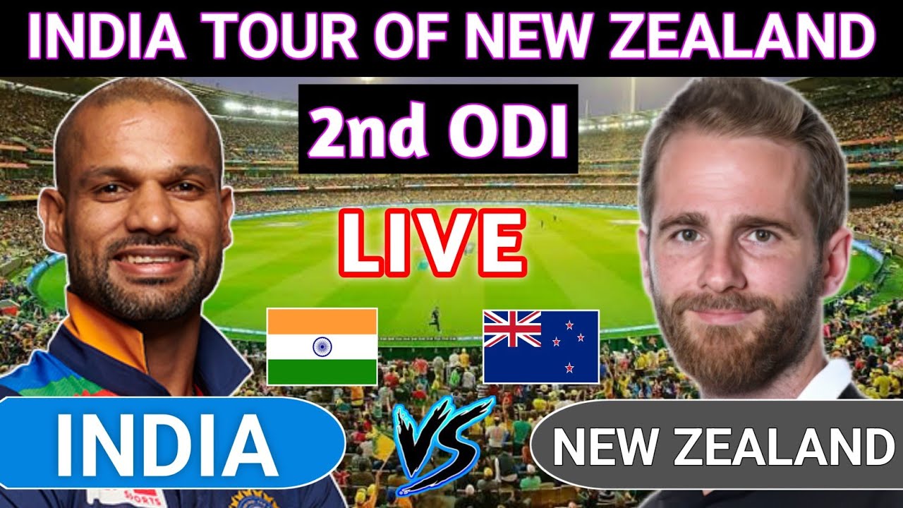 LIVE: India vs New Zealand 2nd ODI Match Live | ind vs nz 2nd ODI Live ...