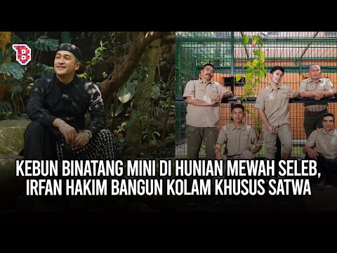 Potret kebun binatang mini di hunian mewah seleb Irfan Hakim