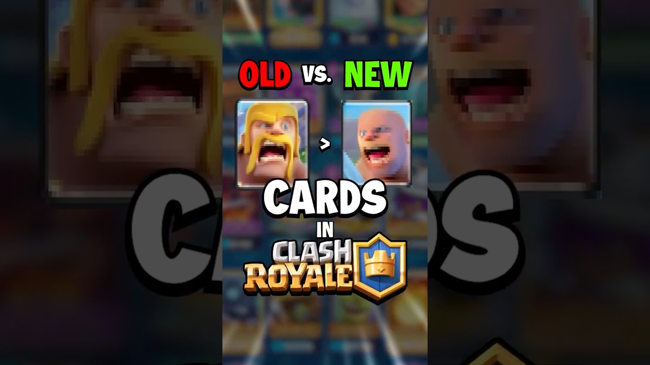 Old vs. New Cards in Clash Royale! 