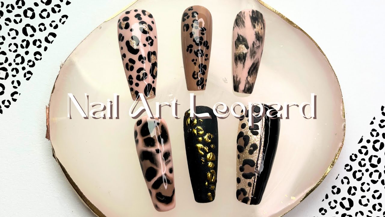 Nail Art Leopard 🐆⎜Tuto Nail Art Débutant