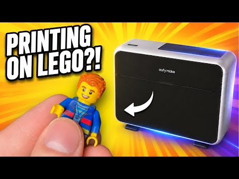 Building LEGO, but with the eufyMake E1 UV Printer…