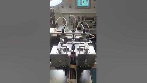 YS-3000 touch screen high speed clothing label ribbons automatic cutting and folding machine
