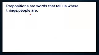 Objective 61 Prepositions - Part 2