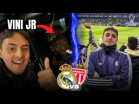 I TOOK THE PICTURE WITH VINI JR VLOG REAL MADRID VS MONACO 6-1 UCL