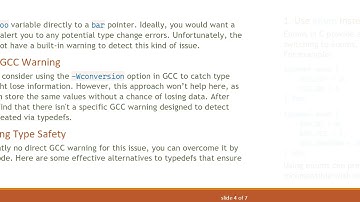 Exploring GCC Warnings: How to Detect Type Changes in Your C Code