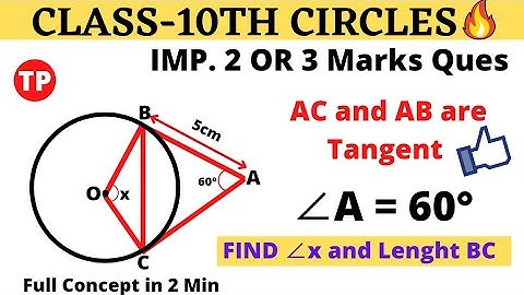 Circles Class10🔥 Important Question😱 || 2 ya 3 Marks me pakka😎 aayega || Class10 Maths