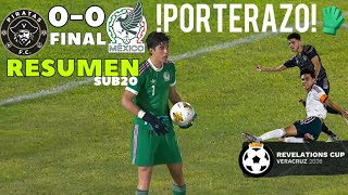 Piratas F.C. vs. Mexico U-20 HIGHLIGHTS 🟢 INCREDIBLE GOALKEEPER! 🧤 Revelations Cup 2026 • Final 🏴...