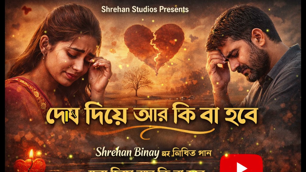 দোষ দিয়ে আর কি বা হবে | Dosh Diye Ar Ki Ba Hobe | Shrehan Binay | Bangla Sad Song 2026